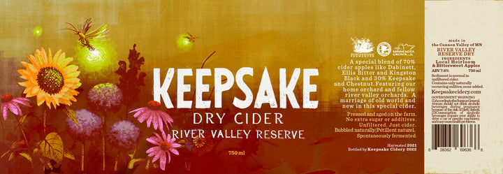 Keepsake Cidery - River Valley Reserve Dry Cider (750 mL)