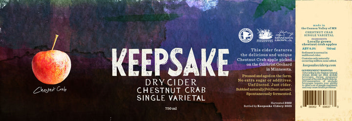 Keepsake Cidery - Chestnut Crabapple Single-Varietal (750 mL)