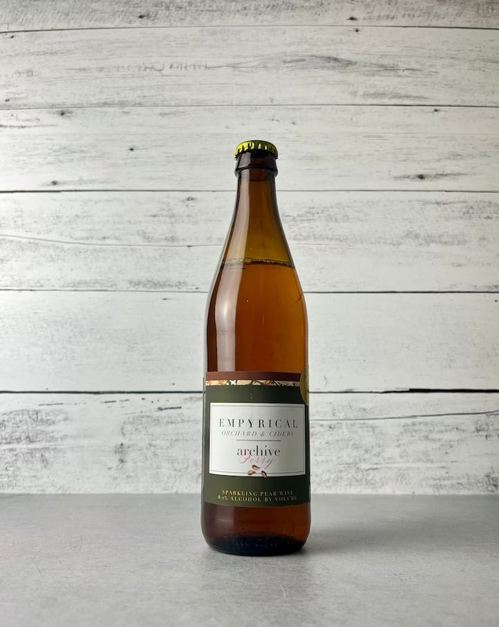 500 mL bottle of Empyrical Orchard & Cidery - Archive Perry - Sparking Pear Wine