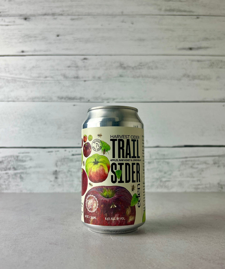 12 oz can of Eden Harvest Cider - Trail Sider