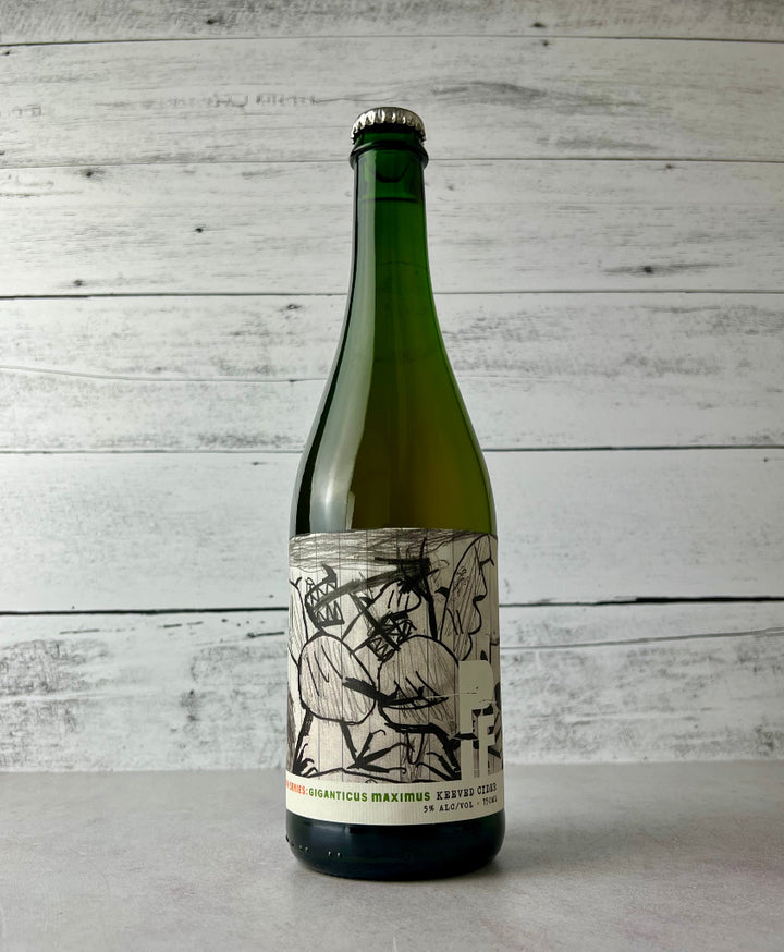 750 mL bottle of PIF Presque Isle Farm Cider - Giganticus Maximus Keeve (750 mL)