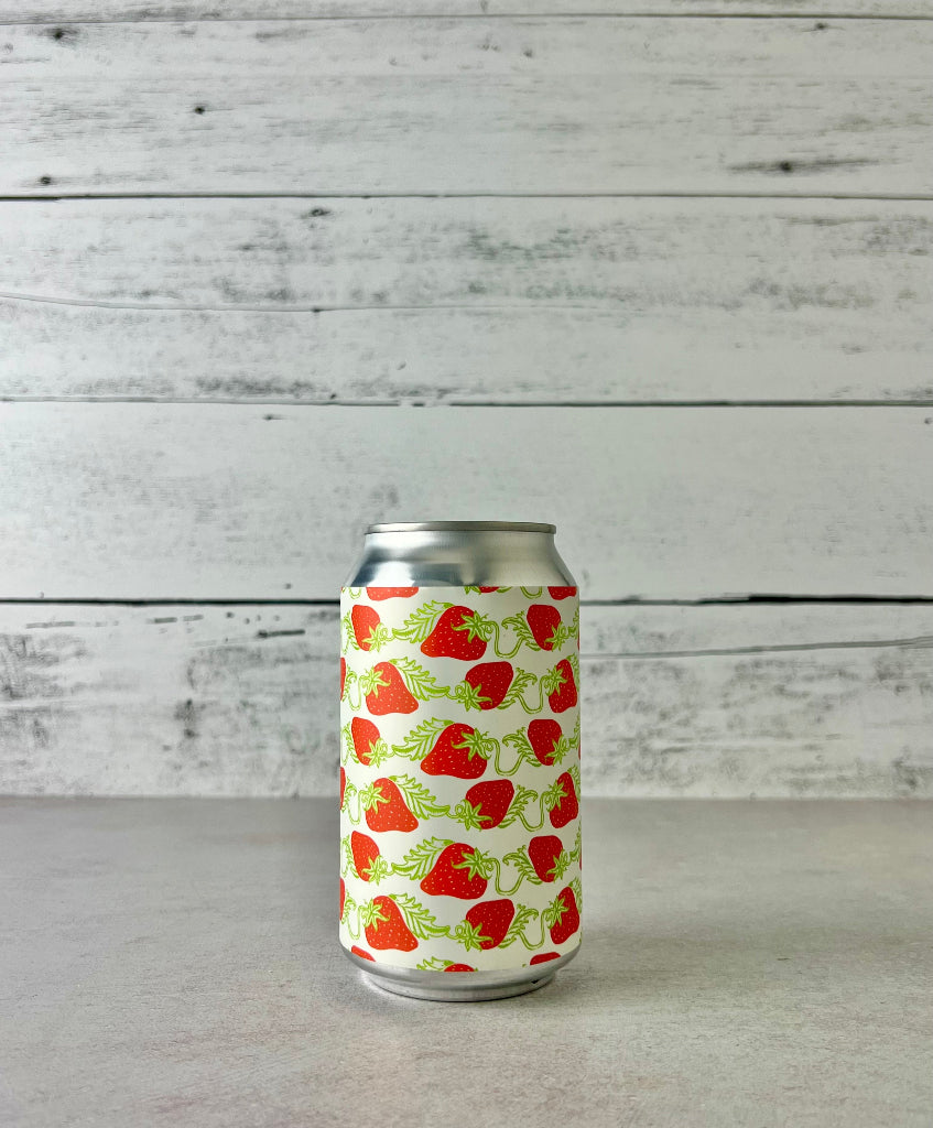 12 ounce can of Western Cider Strawberry Dolgo cider