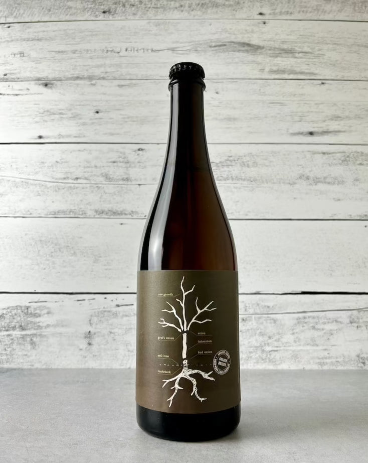 750 mL bottle of Rootwood Cider Golden Russet