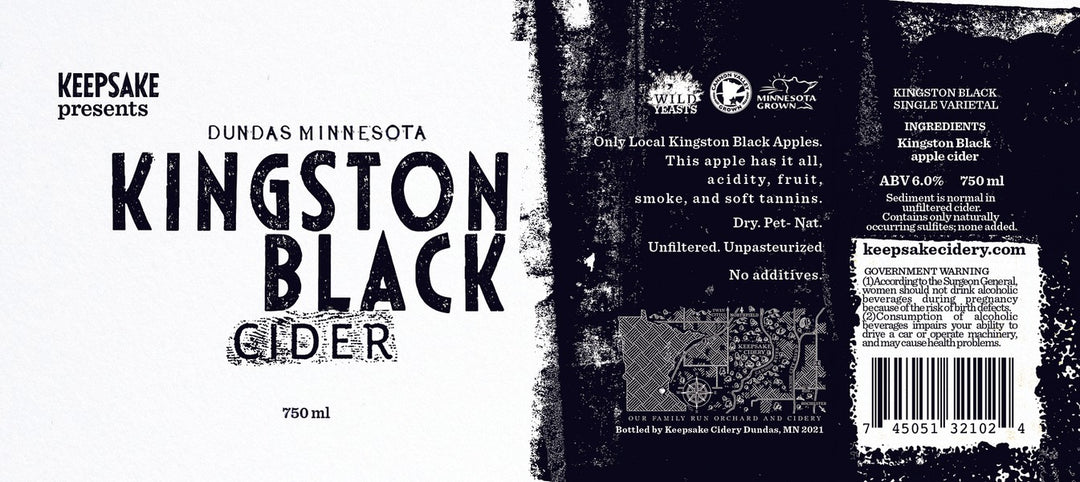 Keepsake Cidery - Kingston Black Single-Varietal (750 mL)