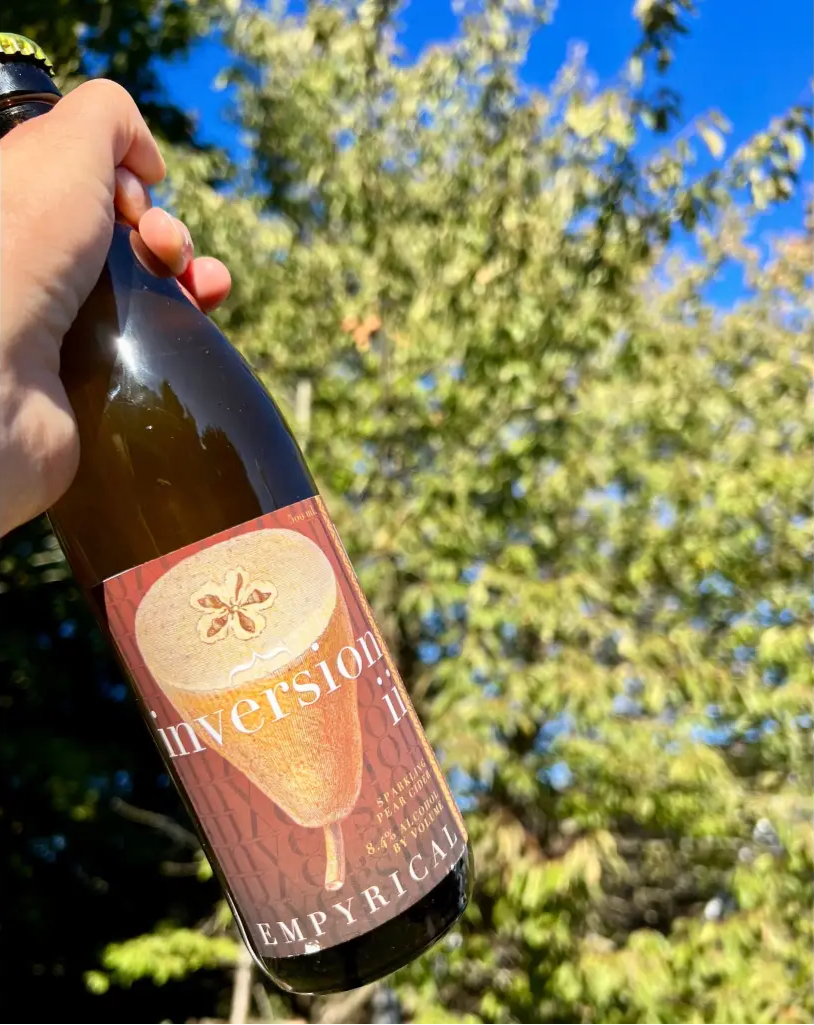 500 mL bottle of Empyrical Inversion cider