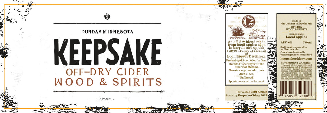 Keepsake Cidery - Wood & Spirits (750 mL)