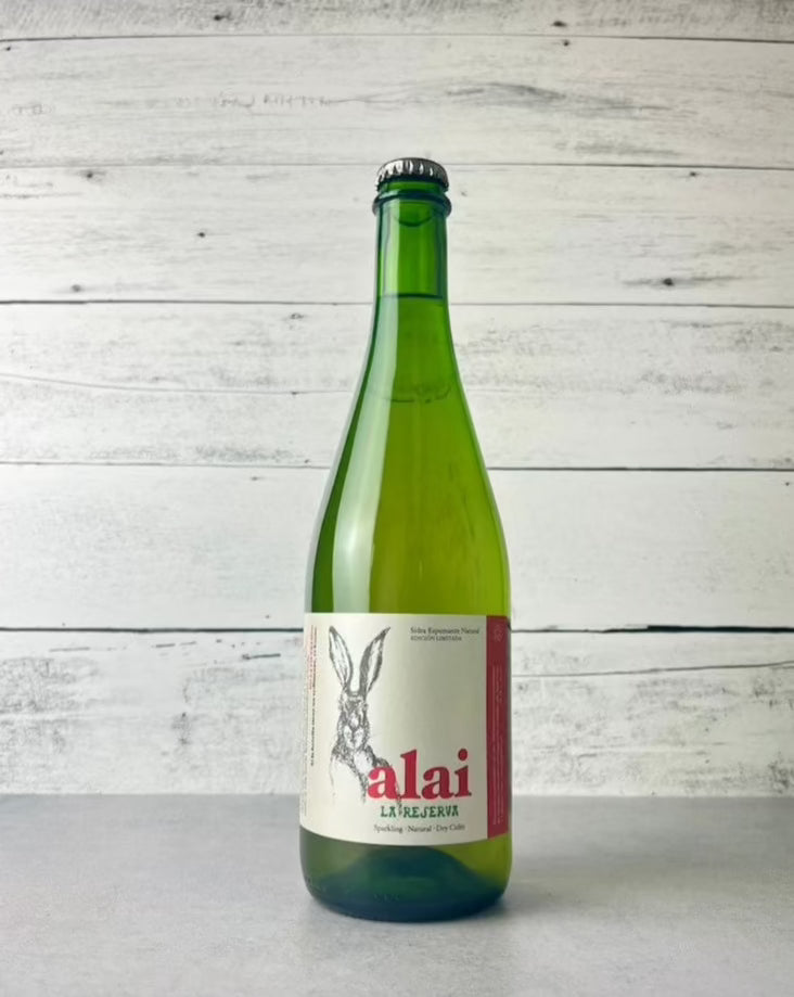 750 mL bottle of Alai Cider La Reserva - Sparkling Natural Dry Cider