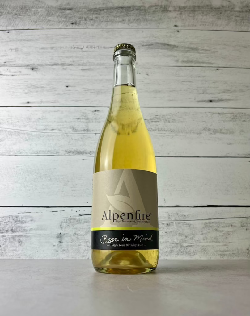 750 mL bottle of Alpenfire Cider Bear in Mind - Happy 69th Birthday Bear!