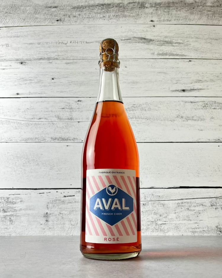 750 mL bottle of Aval French Cider - Rosé cider