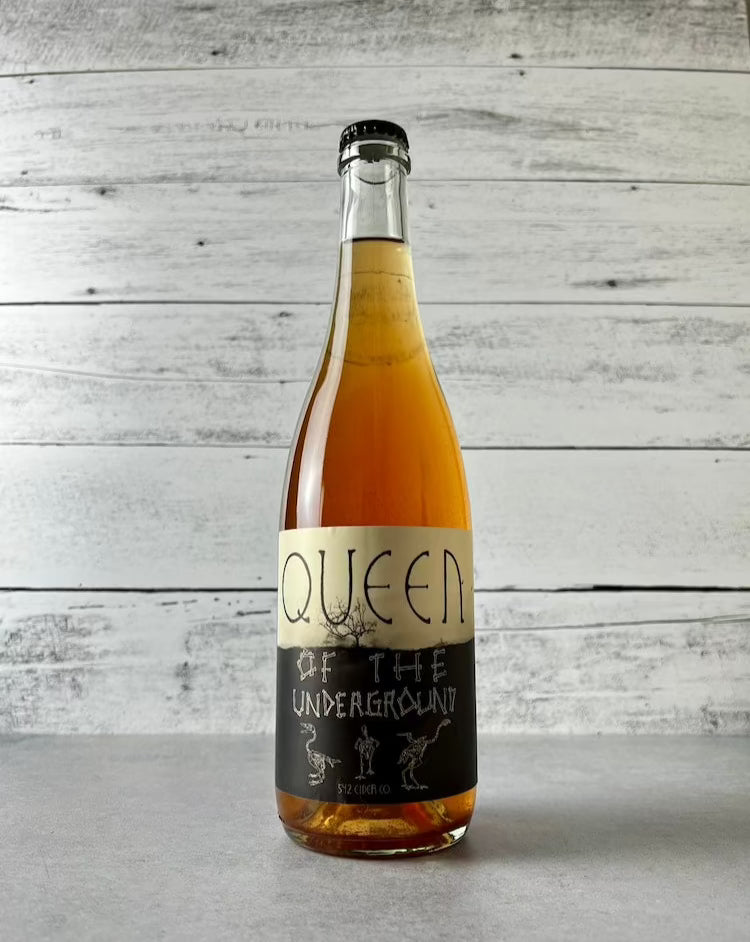 750 mL bottle of Barmann Cellars Queen of the Underground quince cider