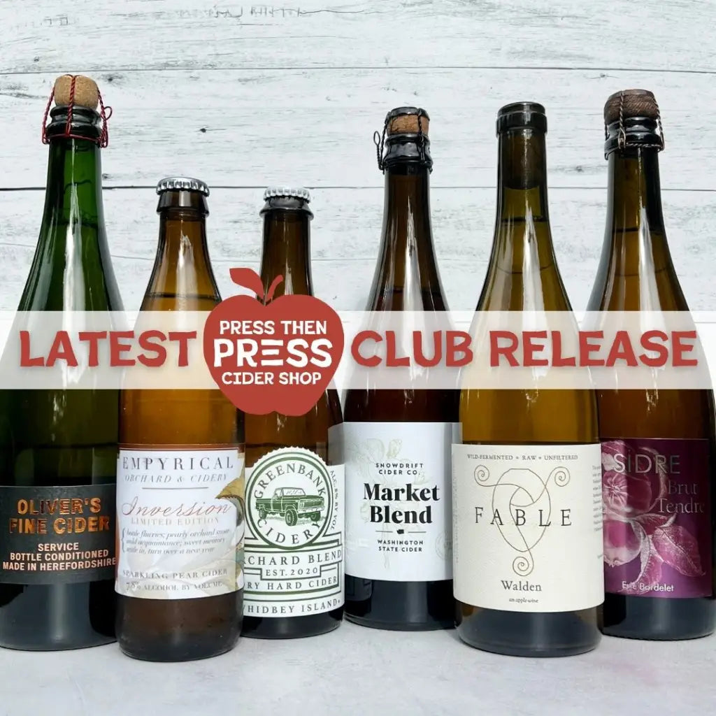 Press Then Cider Club Subscription Box - Quarterly - Bundles Hard
