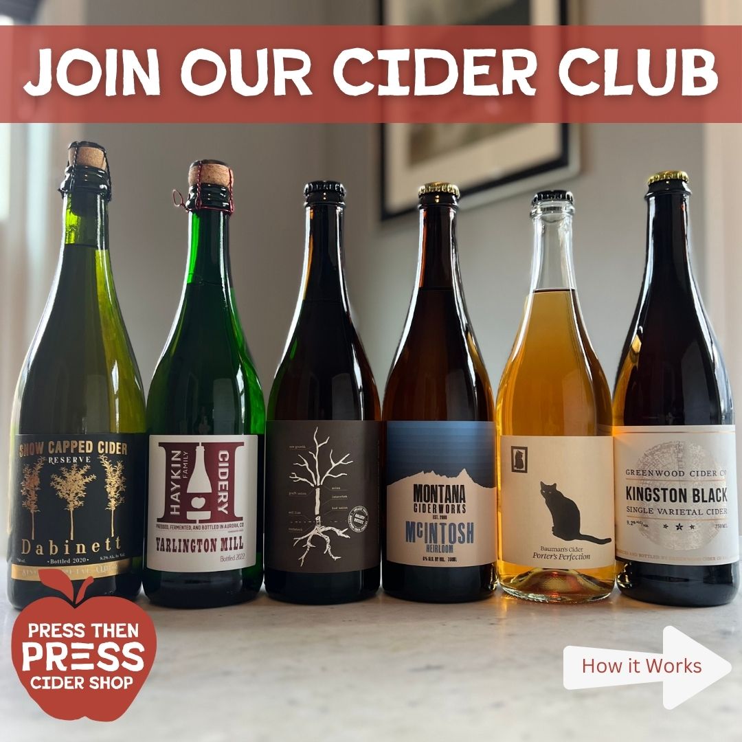 JOIN OUR CIDER CLUB - PRESS THEN PRESS CIDER SHOP. How it works.