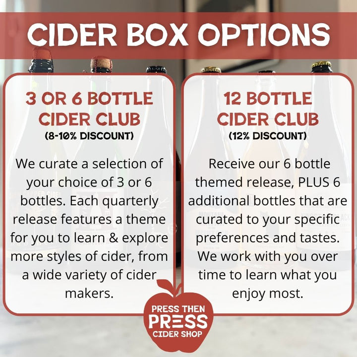 Press Then Press Cider Club Subscription Box - Quarterly