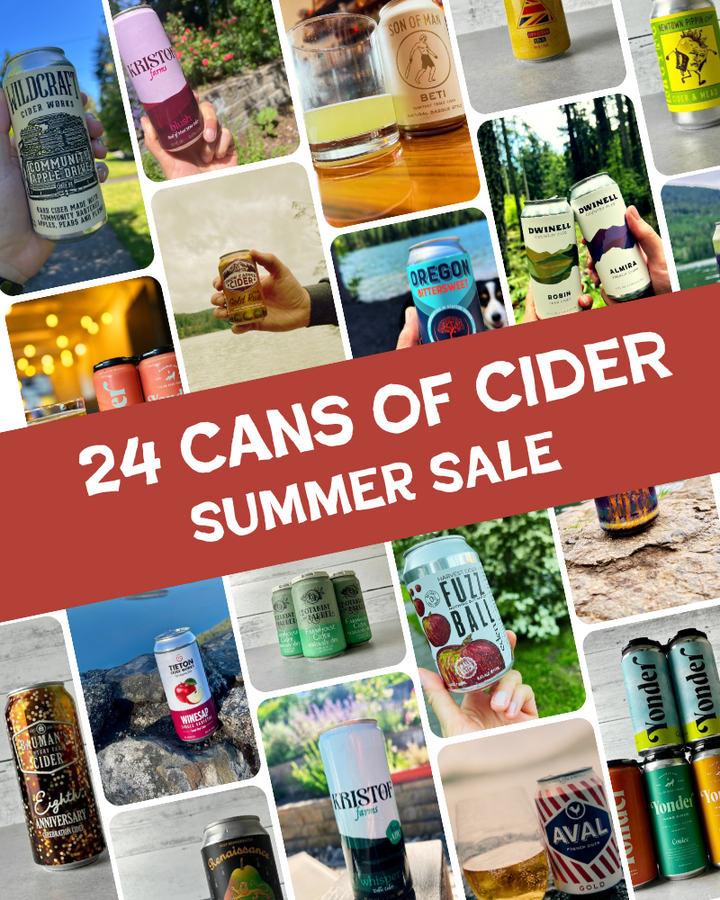 Big Box of 24 Cans of Cider (Variety Pack, $25 Off)