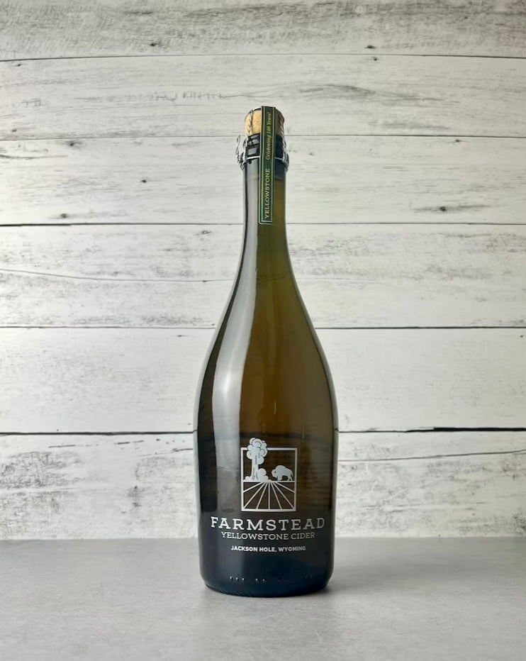 750 mL bottle of Farmstead Yellowstone Cider