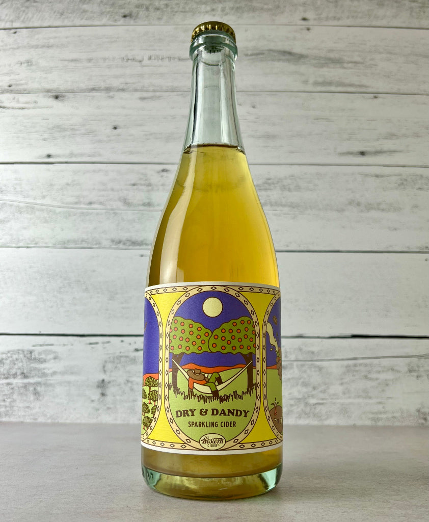 Photo of a 750 mL bottle of Western Cider Dry & Dandy - Sparkling Cider