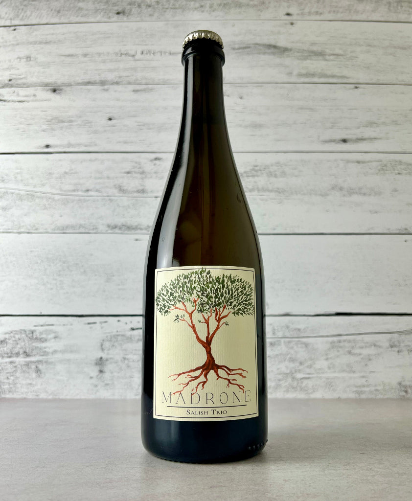 Photo of a 750 mL bottle of Madrone Cider Salish Trio