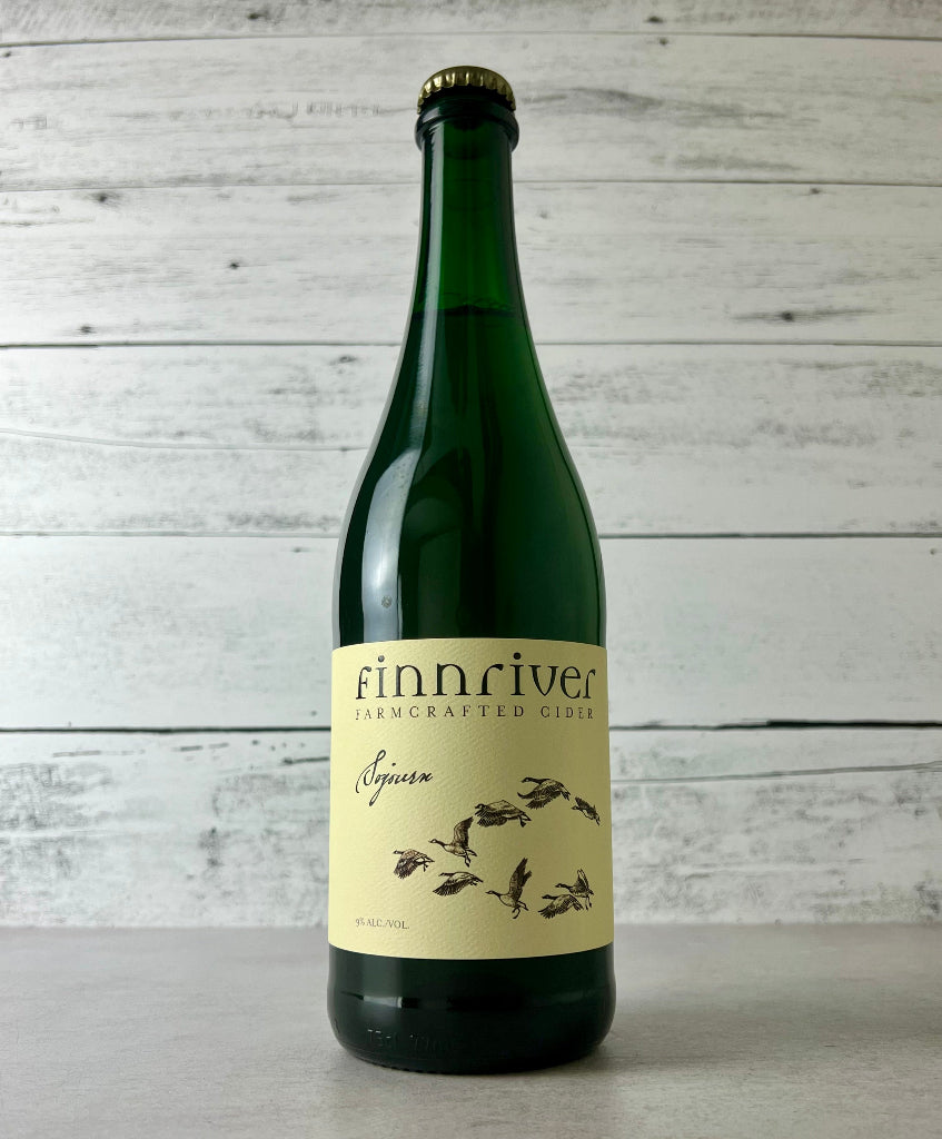 Photo of a 750 mL bottle of Finnriver Farmcrafted Cider - Sojourn - Dabinett 