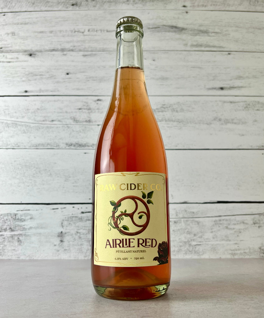 Photo of a 750 mL bottle of RAW Cider - Airlie Red - Petillant Naturel