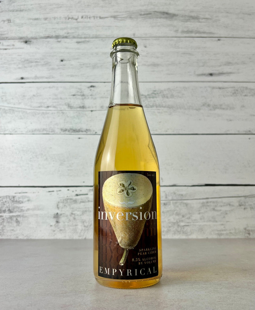 500 mL bottle of Empyrical Cider - Inversion - Sparkling Pear Cider