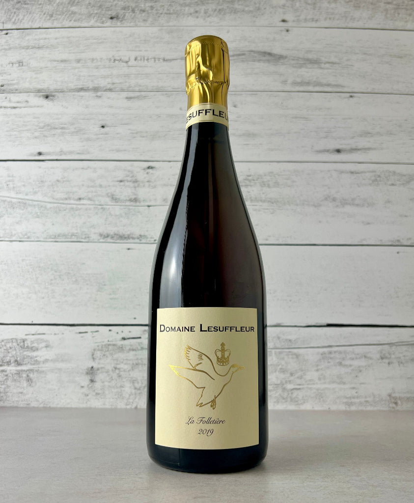 750 mL bottle of Domaine Lesuffleur La Folletiere 2019 Cidre de Normandie French cider