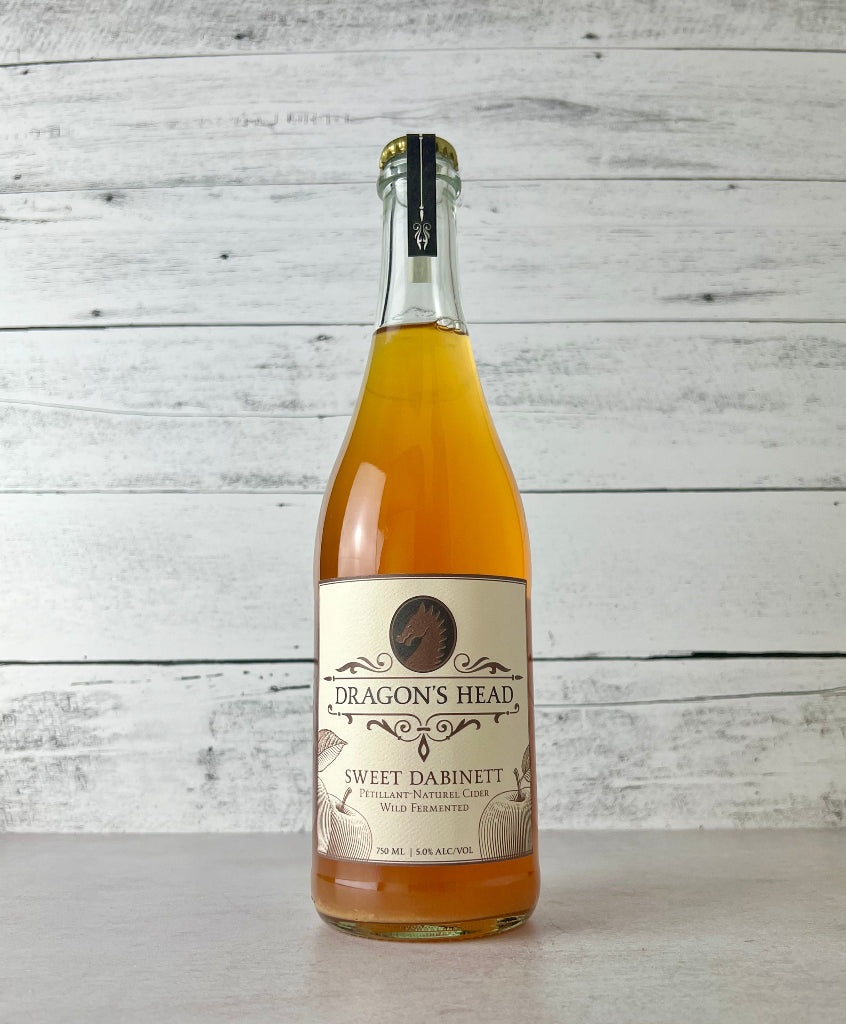 Photo of a 750 mL Bottle of Dragon's Head Sweet Dabinett  Petillant-Natural Cider Wild Fermented