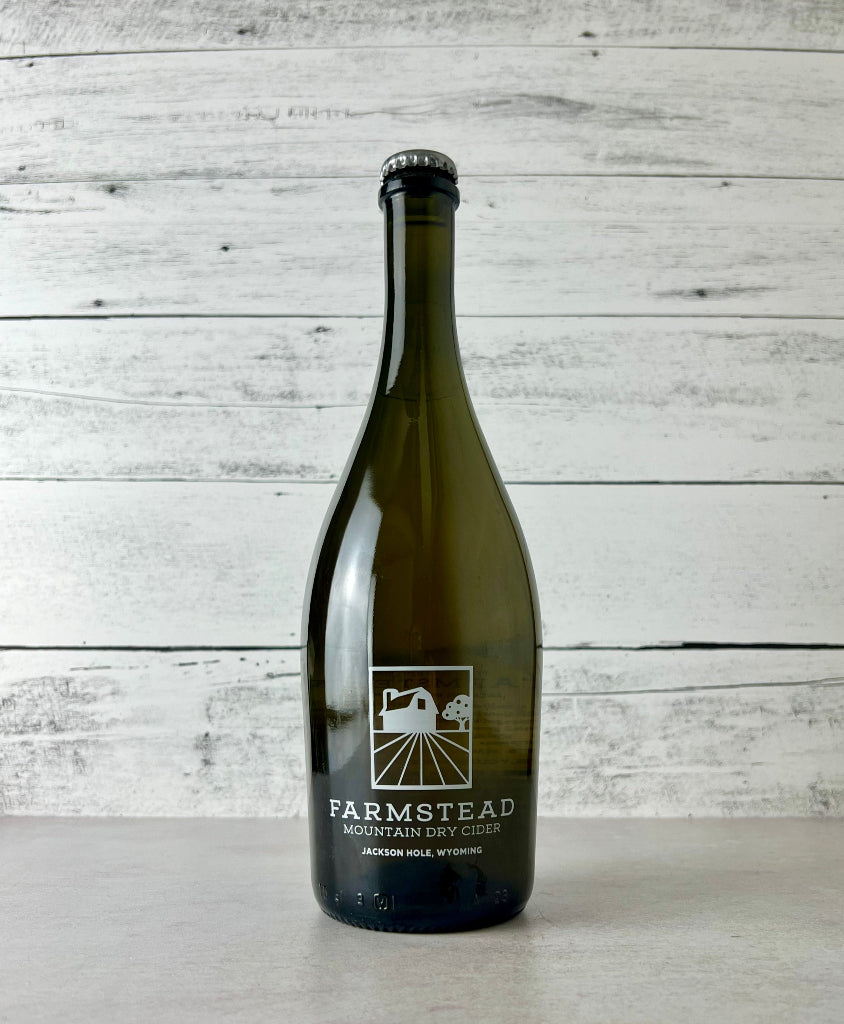 Photo of a 750 mL Bottle of Farmstead Mountain Dry Cider