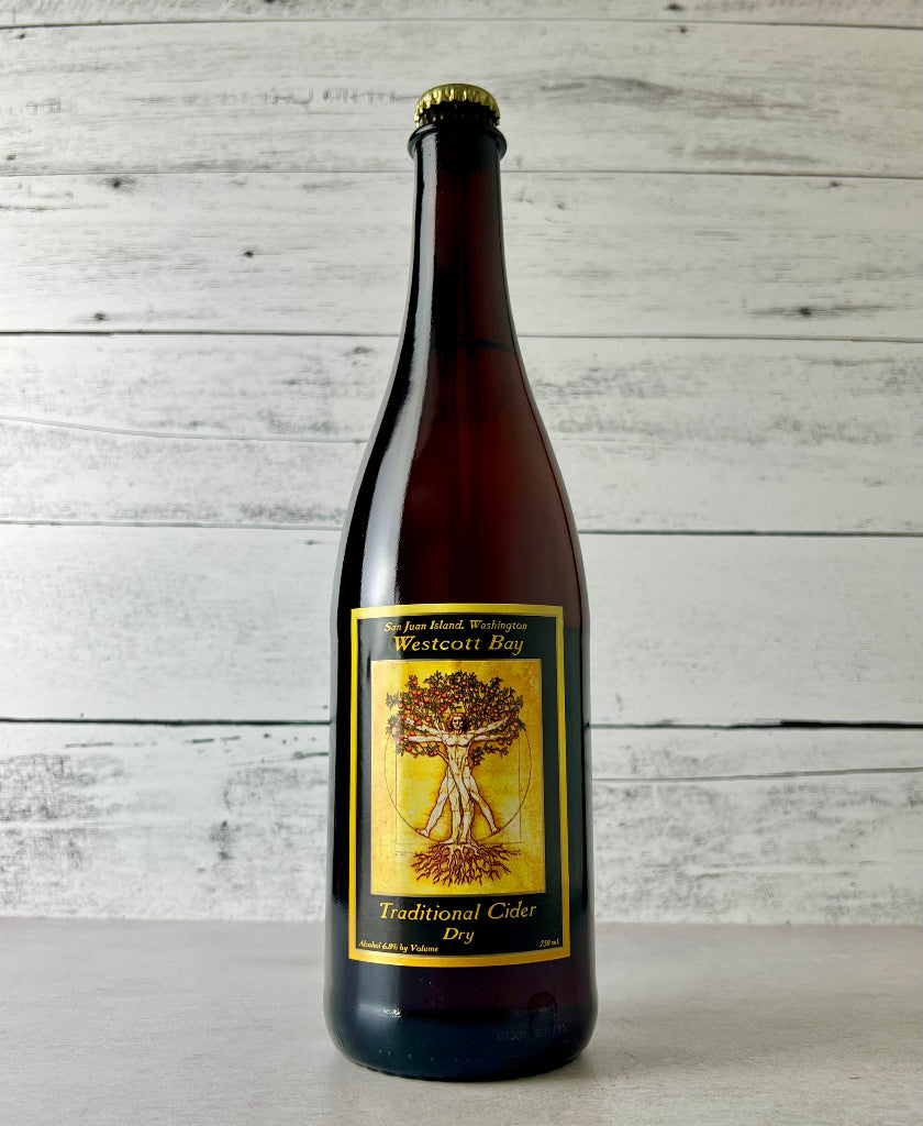 Photo of a 750 mL bottle of Westcott Bay Traditional Cider Dry - San Juan Island, Washington