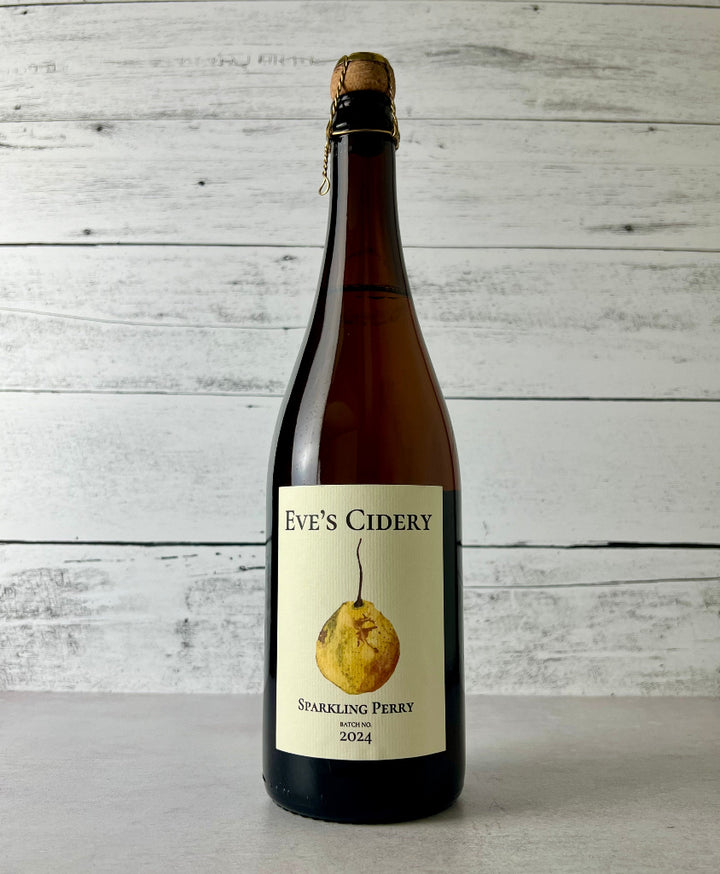 Photo of a 750 mL bottle of Eve's Cidery Sparkling Perry Batch No. 2024