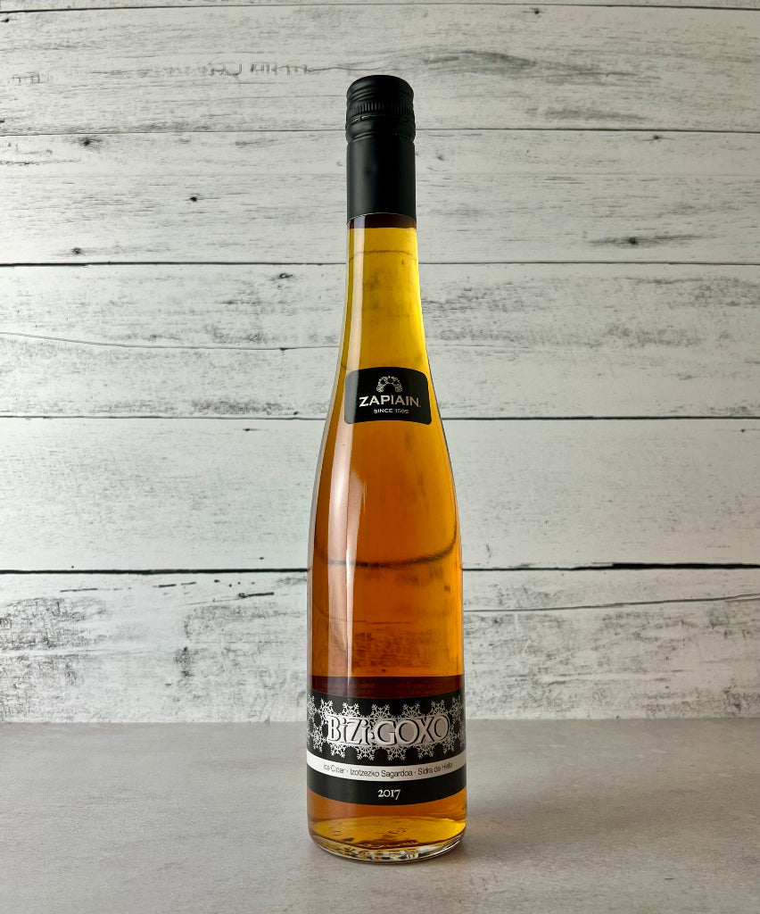 Photo of a 500 mL bottle of Zapiain Bizi Goxo Ice Cider
