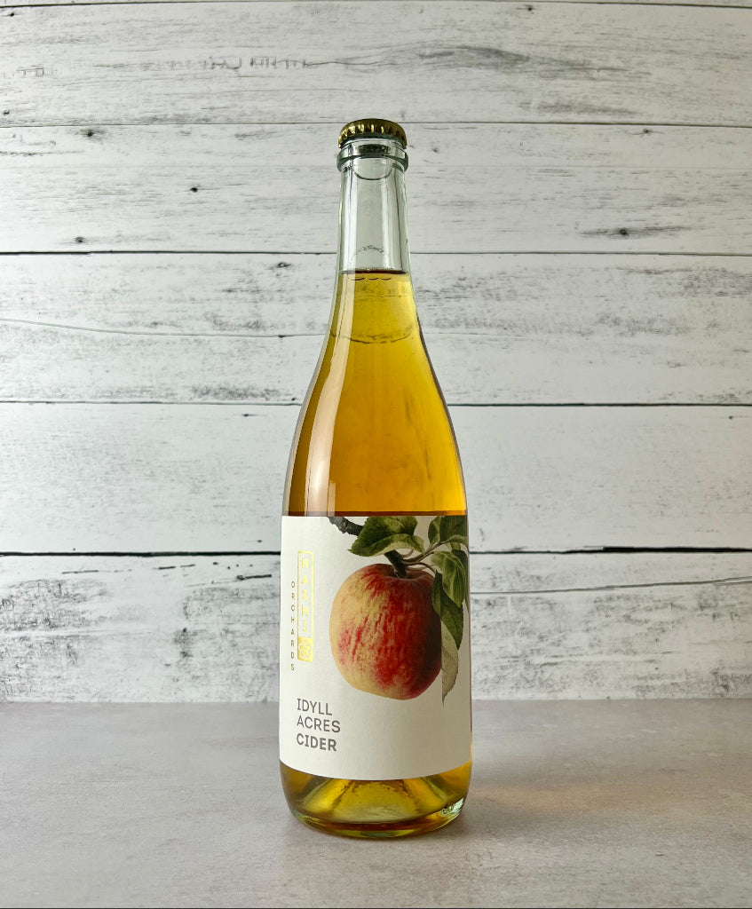 Photo of a 750 mL bottle of Nashi Orchards Idyll Acres Cider
