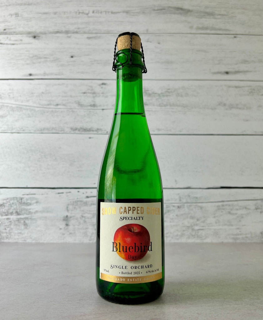 Photo of a 375 mL bottle of Snow Capped Cider Speciality Single Orchard Bluebird Day - Colorado Estate Cider