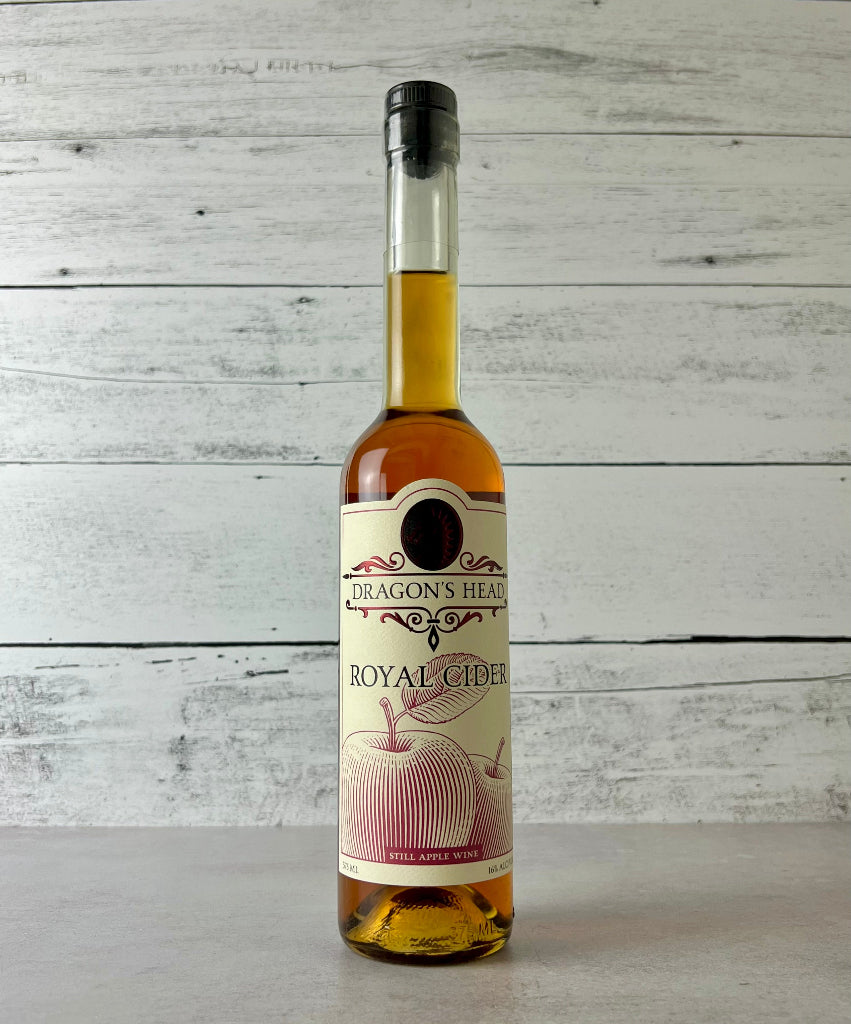 Photo of 375 mL longneck bottle of Dragon's Head Royal Cider - Still Apple Wine