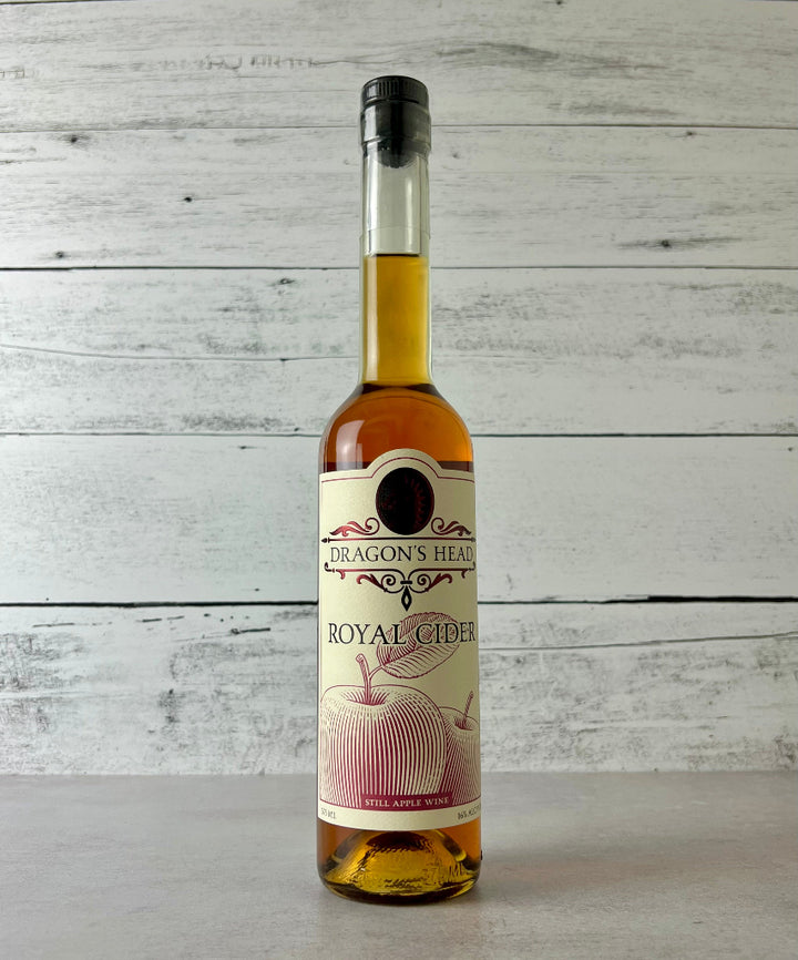 Photo of 375 mL longneck bottle of Dragon's Head Royal Cider - Still Apple Wine