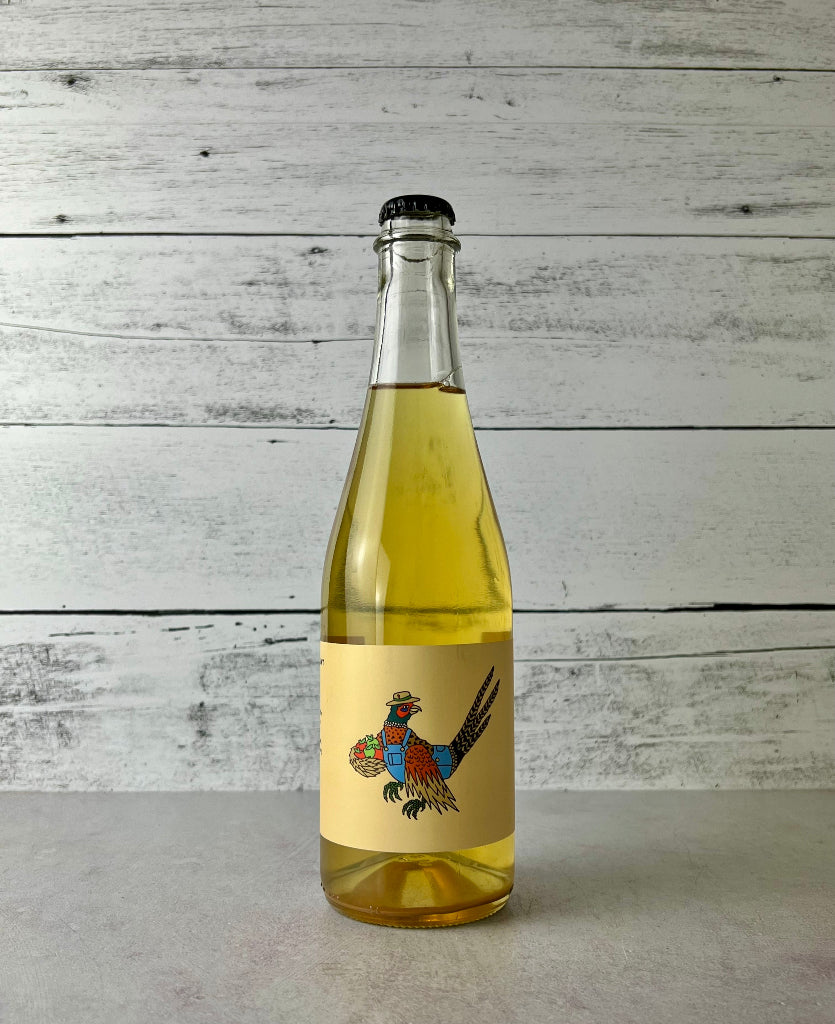 500 mL bottle of Rose Hill Ferments Farmhouse Pheasant Cider 