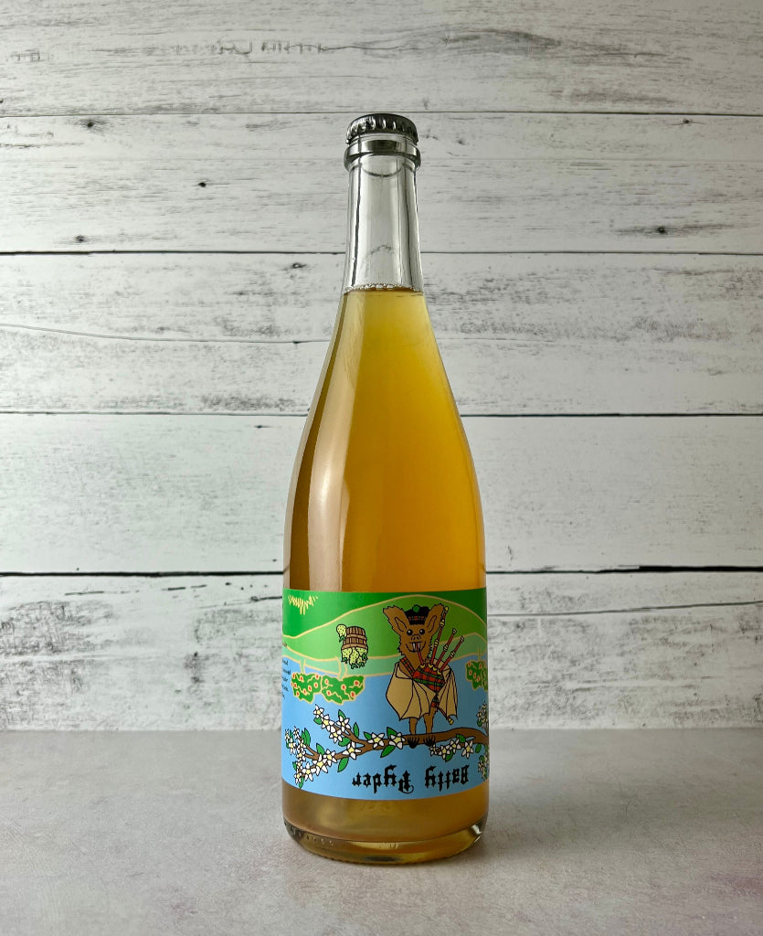 750 mL bottle of Rose Hill Ferments Batty Pyder cider