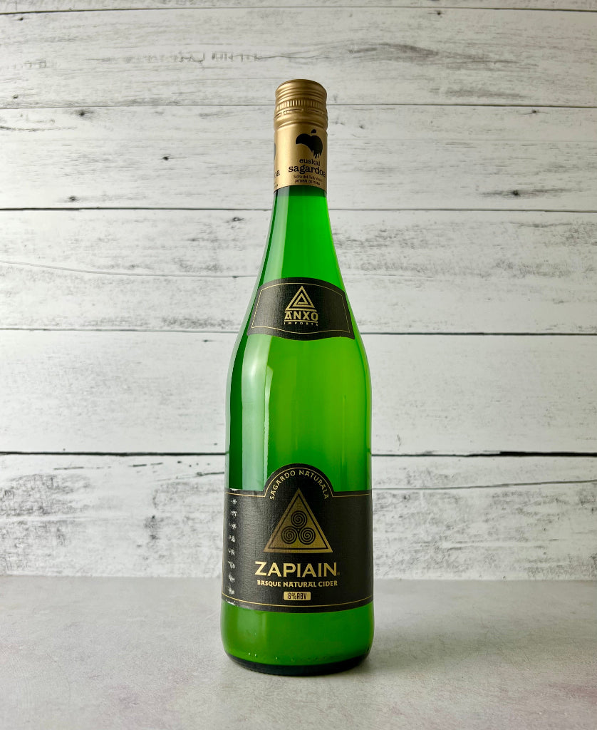 700 mL bottle of Zapiain Gorenak Sidra Basque Cider