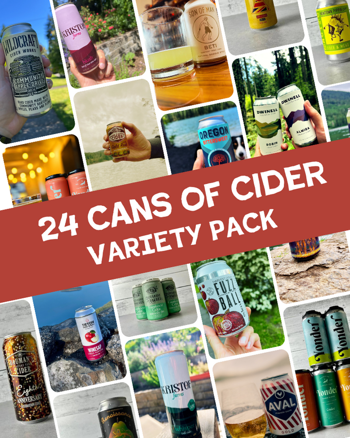 Big Box of 24 Cans of Cider (Variety Pack, $25 Off)