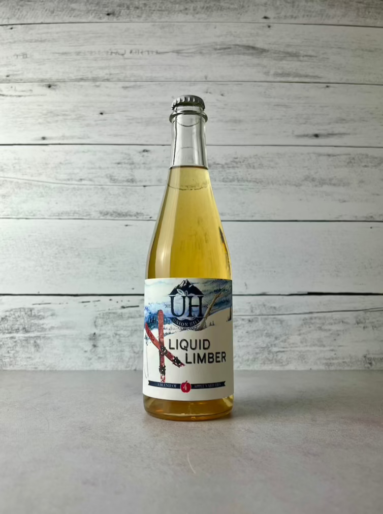 500 mL bottle of Union Hill Cider Liquid Limber