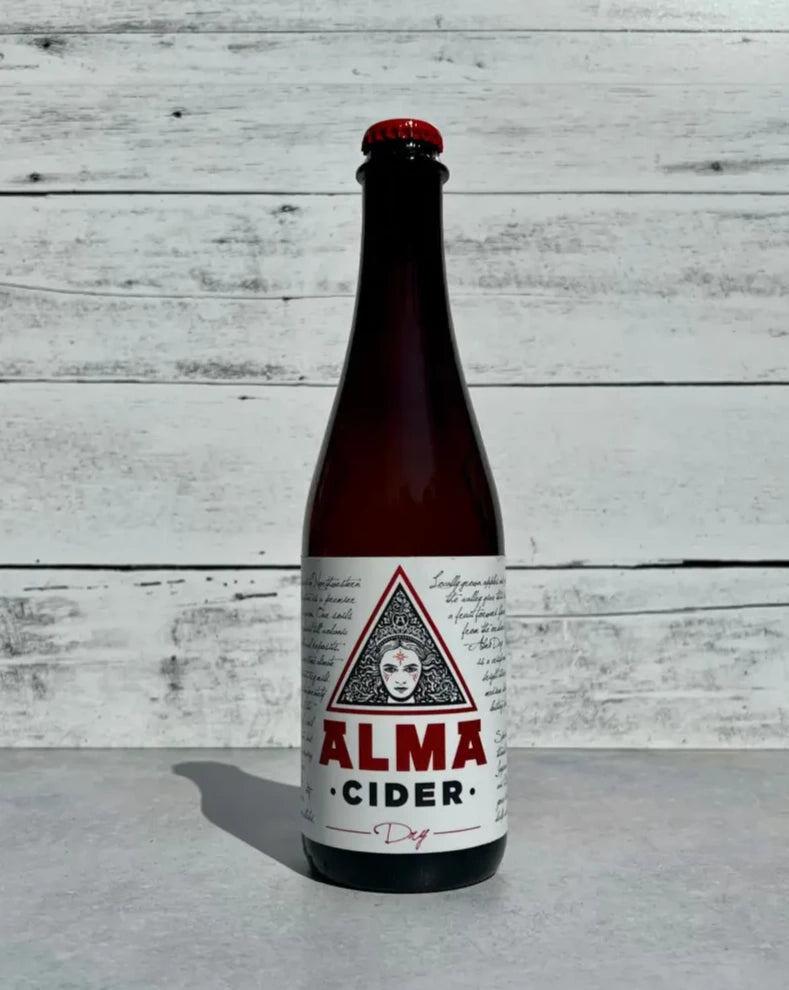 500 mL bottle of Alma Cider Dry