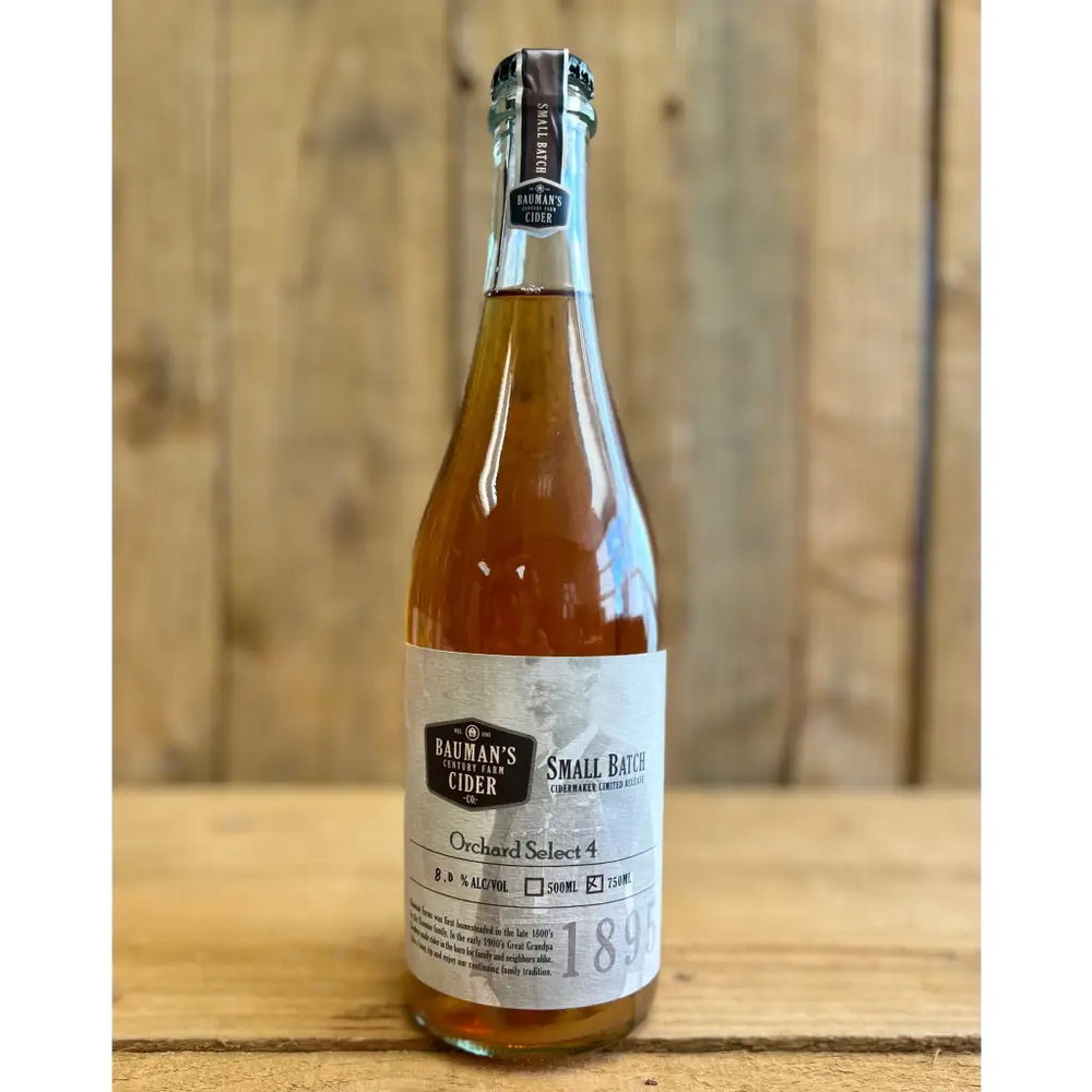 Bauman’s Cider - Orchard Select #4 (750 mL) - Cider - Bauman’s Cider Co. Hard Cider