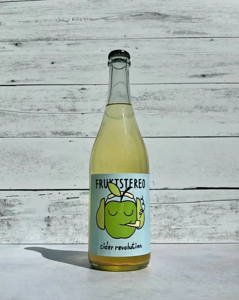750 mL bottle of Frukstereo Cider Revolution