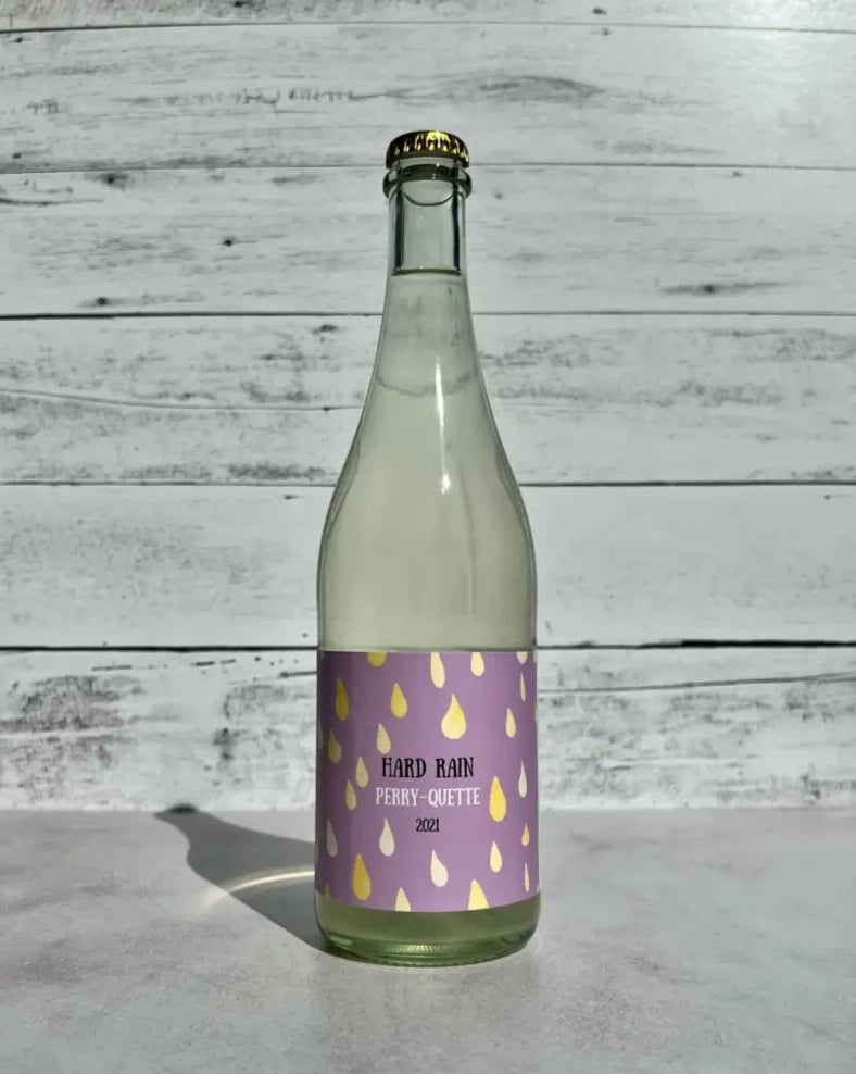 750 mL bottle of Little Pomona Hard Rain Perry-quette 2021