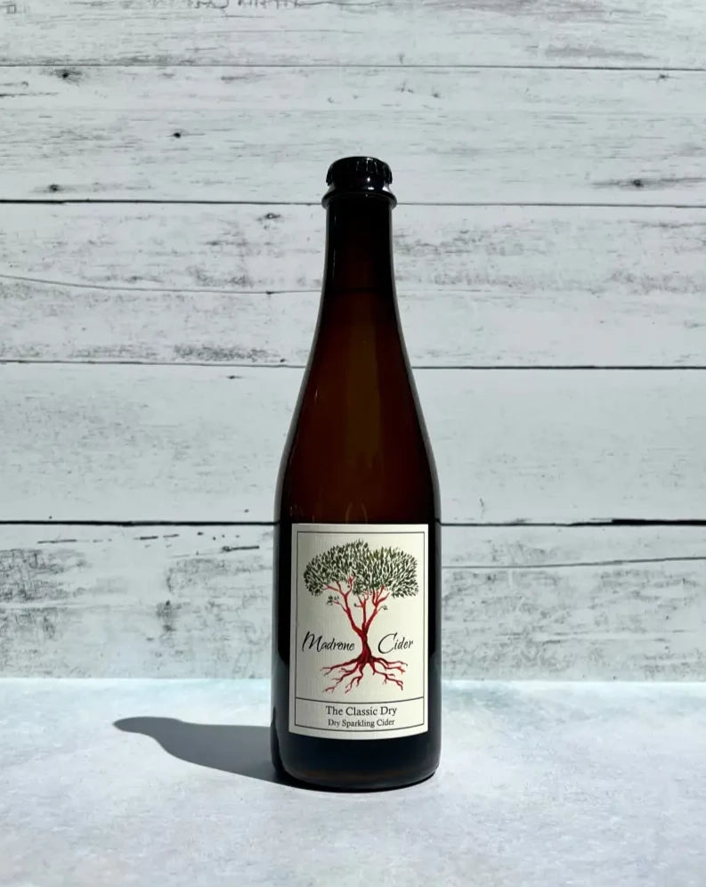 500 mL bottle of Madrone Cider - The Classic Dry - Dry Sparkling Cider