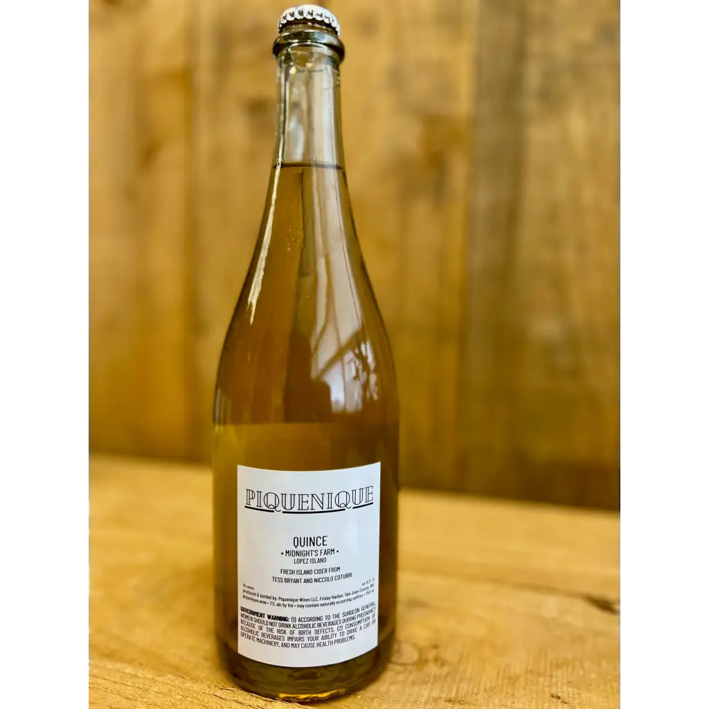 Piquenique Wines - Quince Cider 2021 (750 mL) - Cider - Piquenique Wines & Ciders Hard Cider