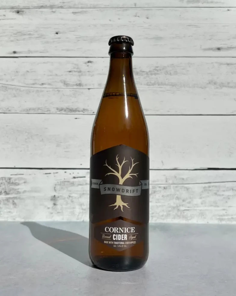 500 mL bottle of Snowdrift Cornice Cider