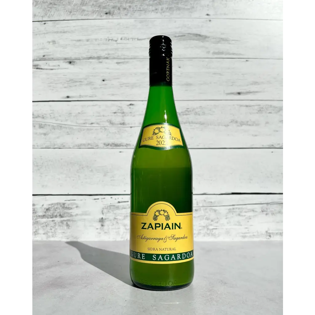 700 mL bottle of Zapiain Gorenak Sidra Basque Cider